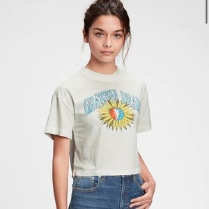 Teen Large Cotton Grateful Dead Crop Top